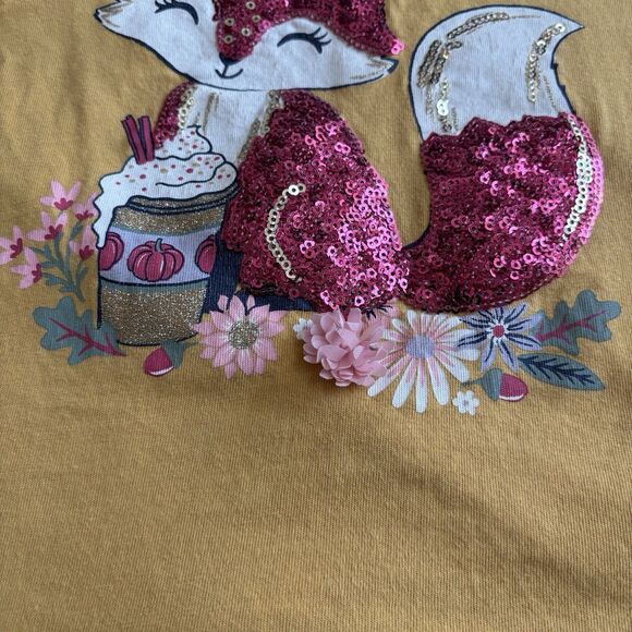 Isaac Mizrahi Girls Size XS(4) Short‎ Sleeve Shirt Cute Animals Casual Going Out - Picture 5 of 8
